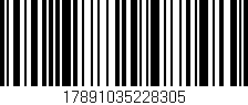 Código de barras (EAN, GTIN, SKU, ISBN): '17891035228305'