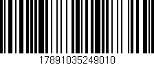 Código de barras (EAN, GTIN, SKU, ISBN): '17891035249010'