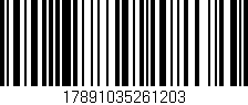 Código de barras (EAN, GTIN, SKU, ISBN): '17891035261203'