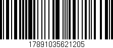 Código de barras (EAN, GTIN, SKU, ISBN): '17891035621205'