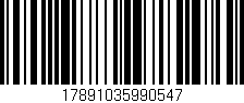 Código de barras (EAN, GTIN, SKU, ISBN): '17891035990547'