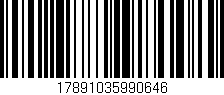Código de barras (EAN, GTIN, SKU, ISBN): '17891035990646'