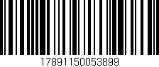 Código de barras (EAN, GTIN, SKU, ISBN): '17891150053899'