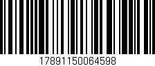 Código de barras (EAN, GTIN, SKU, ISBN): '17891150064598'