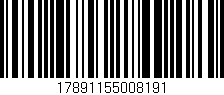 Código de barras (EAN, GTIN, SKU, ISBN): '17891155008191'