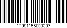 Código de barras (EAN, GTIN, SKU, ISBN): '17891155008337'