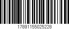 Código de barras (EAN, GTIN, SKU, ISBN): '17891155025228'