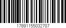 Código de barras (EAN, GTIN, SKU, ISBN): '17891155032707'