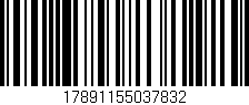Código de barras (EAN, GTIN, SKU, ISBN): '17891155037832'