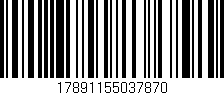 Código de barras (EAN, GTIN, SKU, ISBN): '17891155037870'