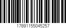 Código de barras (EAN, GTIN, SKU, ISBN): '17891155045257'