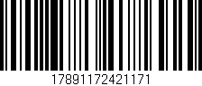 Código de barras (EAN, GTIN, SKU, ISBN): '17891172421171'