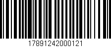 Código de barras (EAN, GTIN, SKU, ISBN): '17891242000121'