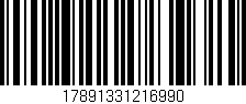 Código de barras (EAN, GTIN, SKU, ISBN): '17891331216990'