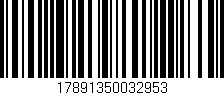 Código de barras (EAN, GTIN, SKU, ISBN): '17891350032953'