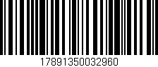 Código de barras (EAN, GTIN, SKU, ISBN): '17891350032960'