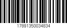 Código de barras (EAN, GTIN, SKU, ISBN): '17891350034834'