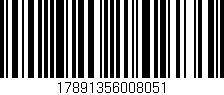 Código de barras (EAN, GTIN, SKU, ISBN): '17891356008051'