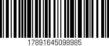 Código de barras (EAN, GTIN, SKU, ISBN): '17891645098985'