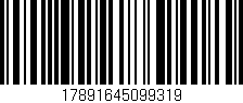 Código de barras (EAN, GTIN, SKU, ISBN): '17891645099319'