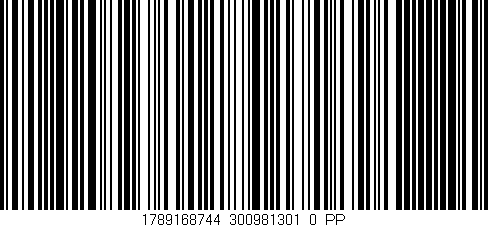 Código de barras (EAN, GTIN, SKU, ISBN): '1789168744_300981301_0_PP'