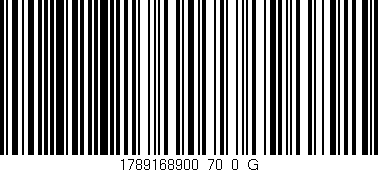 Código de barras (EAN, GTIN, SKU, ISBN): '1789168900_70_0_G'