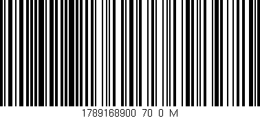 Código de barras (EAN, GTIN, SKU, ISBN): '1789168900_70_0_M'