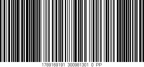 Código de barras (EAN, GTIN, SKU, ISBN): '1789169191_300981301_0_PP'