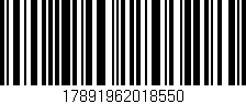 Código de barras (EAN, GTIN, SKU, ISBN): '17891962018550'