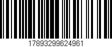 Código de barras (EAN, GTIN, SKU, ISBN): '17893299624961'