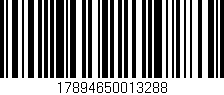 Código de barras (EAN, GTIN, SKU, ISBN): '17894650013288'