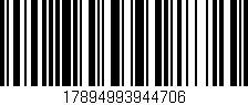 Código de barras (EAN, GTIN, SKU, ISBN): '17894993944706'