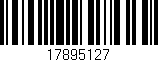 Código de barras (EAN, GTIN, SKU, ISBN): '17895127'