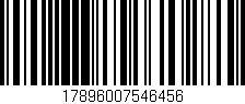 Código de barras (EAN, GTIN, SKU, ISBN): '17896007546456'