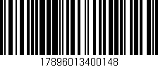 Código de barras (EAN, GTIN, SKU, ISBN): '17896013400148'