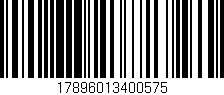 Código de barras (EAN, GTIN, SKU, ISBN): '17896013400575'