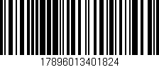 Código de barras (EAN, GTIN, SKU, ISBN): '17896013401824'