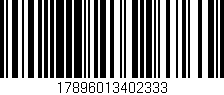 Código de barras (EAN, GTIN, SKU, ISBN): '17896013402333'