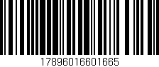 Código de barras (EAN, GTIN, SKU, ISBN): '17896016601665'