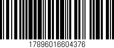 Código de barras (EAN, GTIN, SKU, ISBN): '17896016604376'