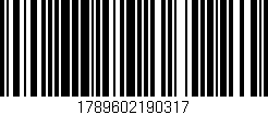 Código de barras (EAN, GTIN, SKU, ISBN): '1789602190317'