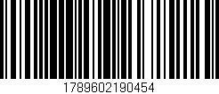 Código de barras (EAN, GTIN, SKU, ISBN): '1789602190454'