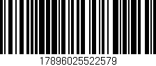 Código de barras (EAN, GTIN, SKU, ISBN): '17896025522579'