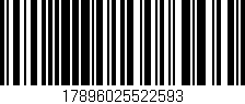 Código de barras (EAN, GTIN, SKU, ISBN): '17896025522593'