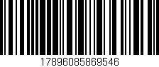 Código de barras (EAN, GTIN, SKU, ISBN): '17896085869546'