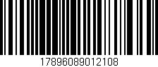 Código de barras (EAN, GTIN, SKU, ISBN): '17896089012108'