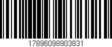 Código de barras (EAN, GTIN, SKU, ISBN): '17896098903831'
