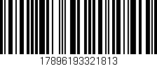 Código de barras (EAN, GTIN, SKU, ISBN): '17896193321813'