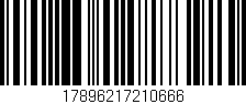 Código de barras (EAN, GTIN, SKU, ISBN): '17896217210666'
