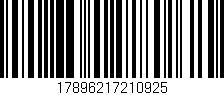 Código de barras (EAN, GTIN, SKU, ISBN): '17896217210925'